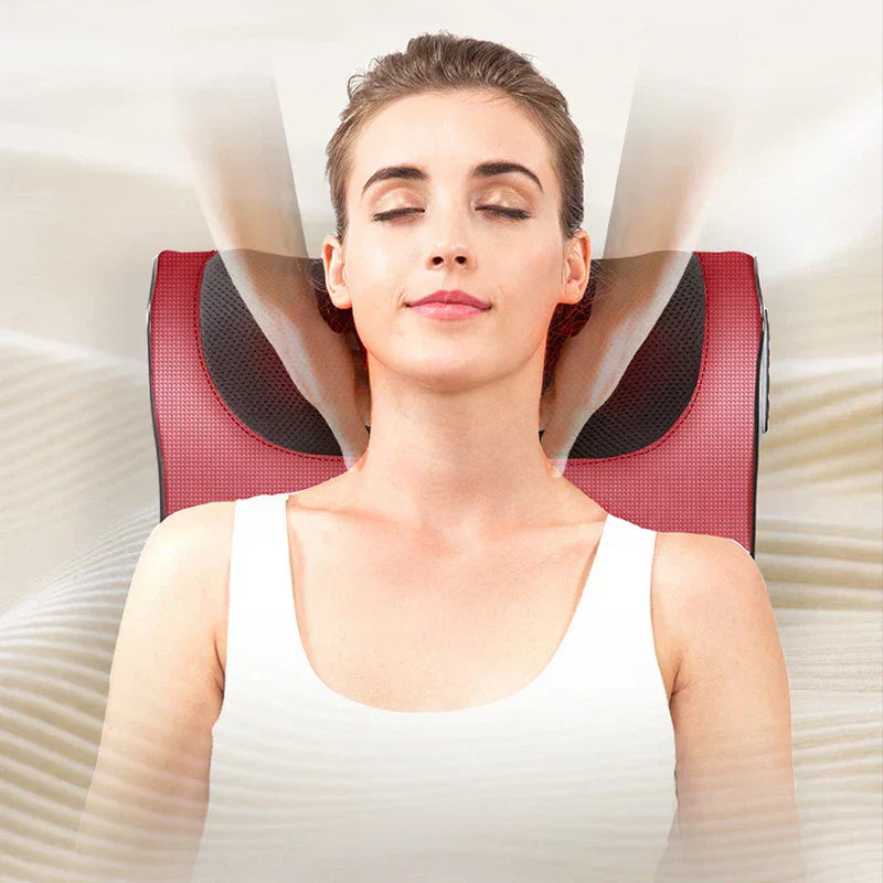 ɢᴜʟꜰʟᴜx™ Red Pillow Massager – جهاز تدليك الوسادة الحمراء