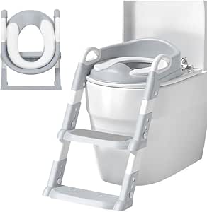 ɢᴜʟꜰʟᴜxe™ Kid's Ladder Toilet Trainer – مدرب المرحاض للأطفال مع سلم
