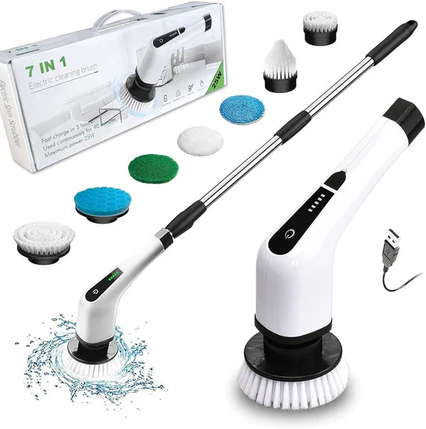 ɢᴜʟꜰʟᴜx™9 in 1 Electric Cleaning Brush – فرشاة تنظيف كهربائية 9 في 1