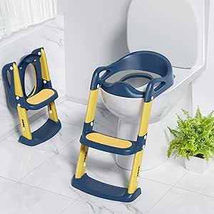 ɢᴜʟꜰʟᴜxe™ Kid's Ladder Toilet Trainer – مدرب المرحاض للأطفال مع سلم
