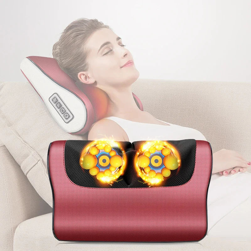 ɢᴜʟꜰʟᴜx™ Red Pillow Massager – جهاز تدليك الوسادة الحمراء