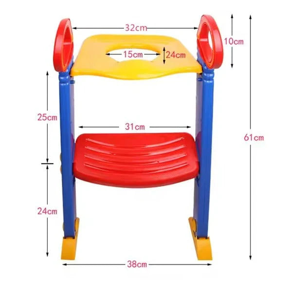 ɢᴜʟꜰʟᴜxe™ Kid's Ladder Toilet Trainer – مدرب المرحاض للأطفال مع سلم