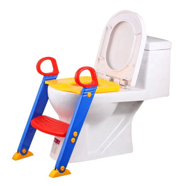 ɢᴜʟꜰʟᴜxe™ Kid's Ladder Toilet Trainer – مدرب المرحاض للأطفال مع سلم