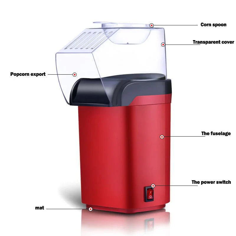 ɢᴜʟꜰʟᴜx™Popcorn Popper Maker | آلة صنع الفشار المنزلية